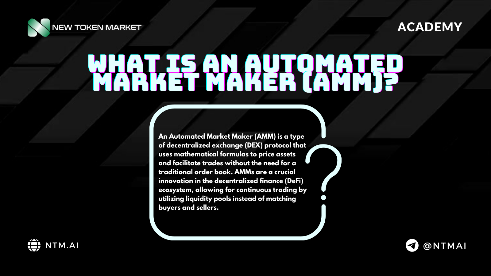 What Is an Automated Market Maker (AMM) in DeFi?
